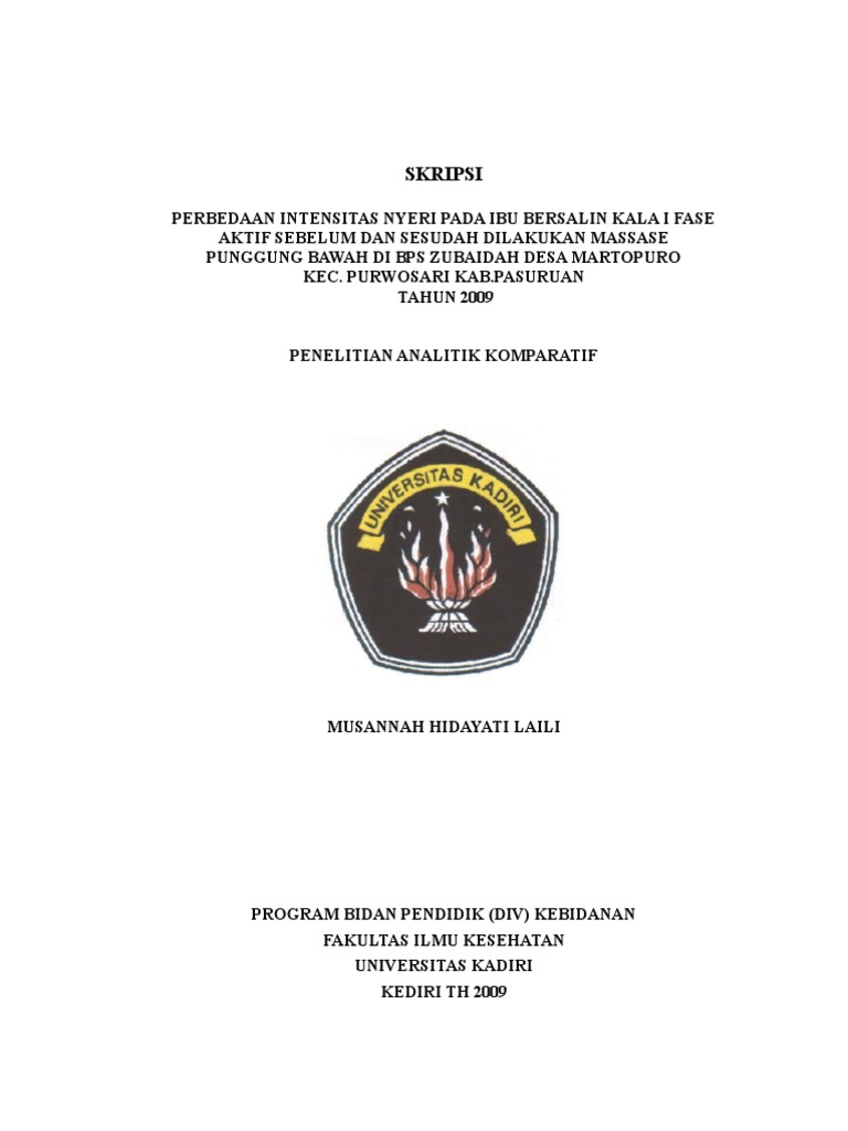 SKRIPSI D4KEBIDANAN